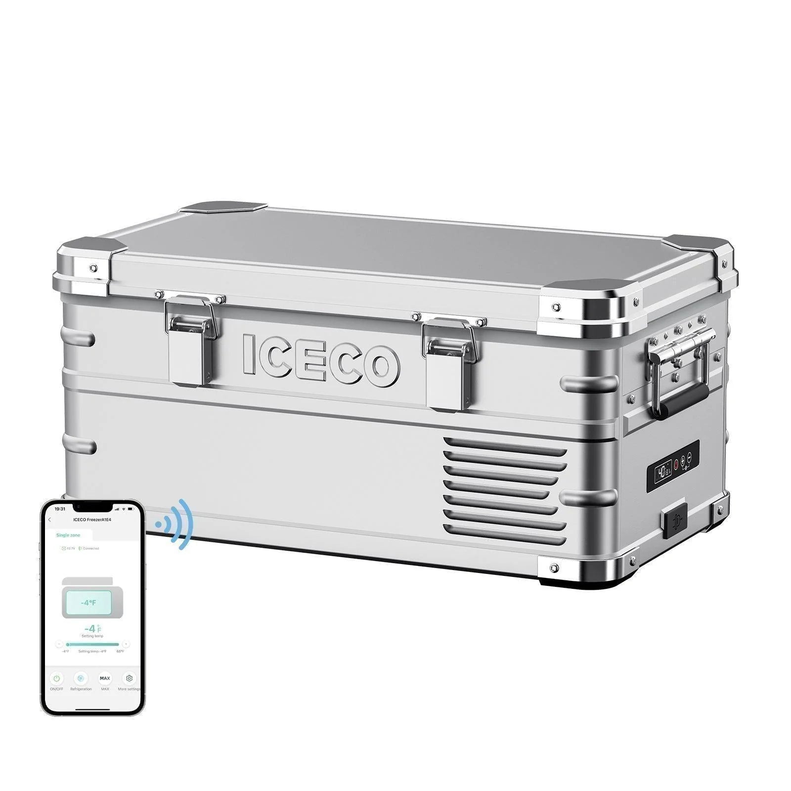 ICECO APL20 Light Duty Aluminum 21Qt Fridge - Silver
