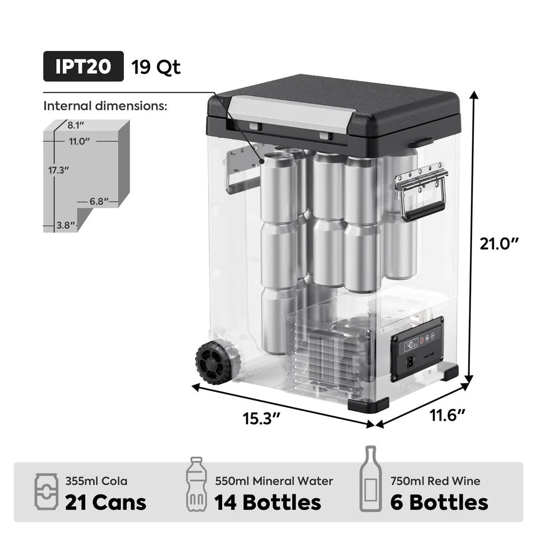ICECO 19Qt IPT20 Pickup Truck Fridge