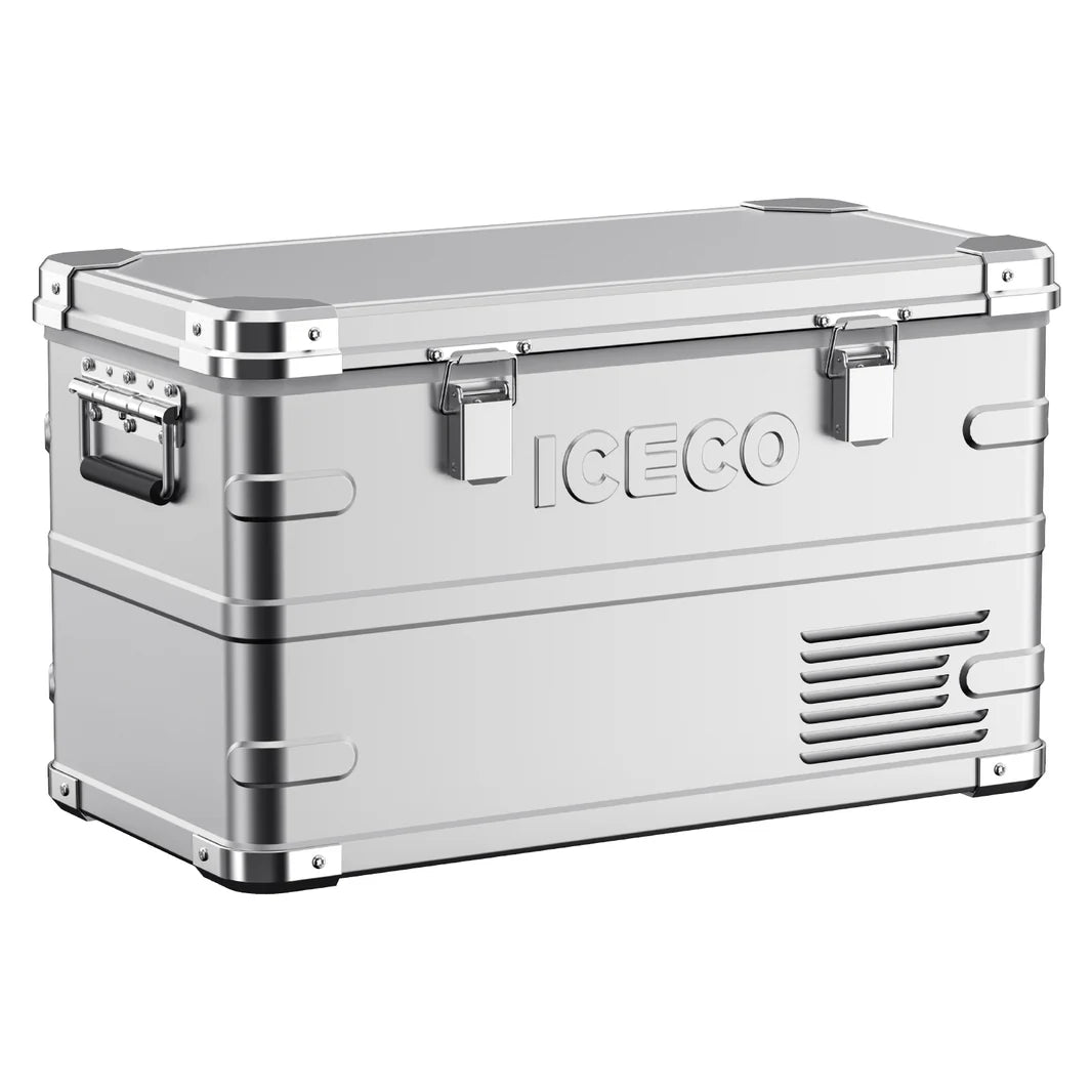 ICECO APL35 Ultralight Dual Zone 37Qt Aluminum Fridge - Silver