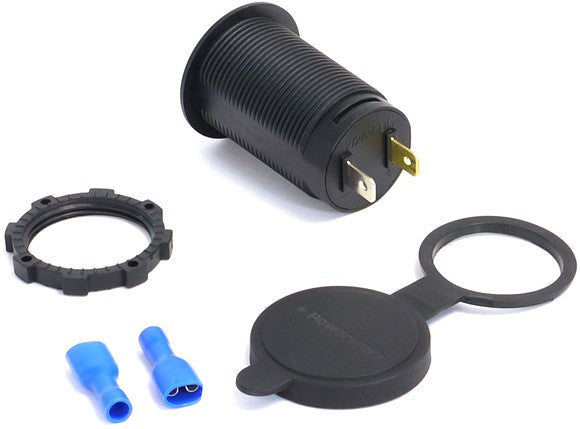 Powerwerx Panel Mount Combination USB QC3.0 and USB Type-C QC4.0 Fast Device Charger