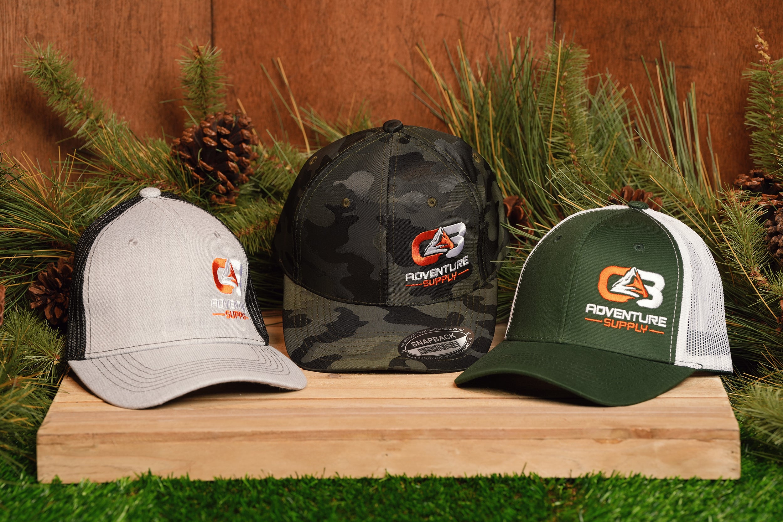 New CB Adventure Supply Hat - Black and Gray