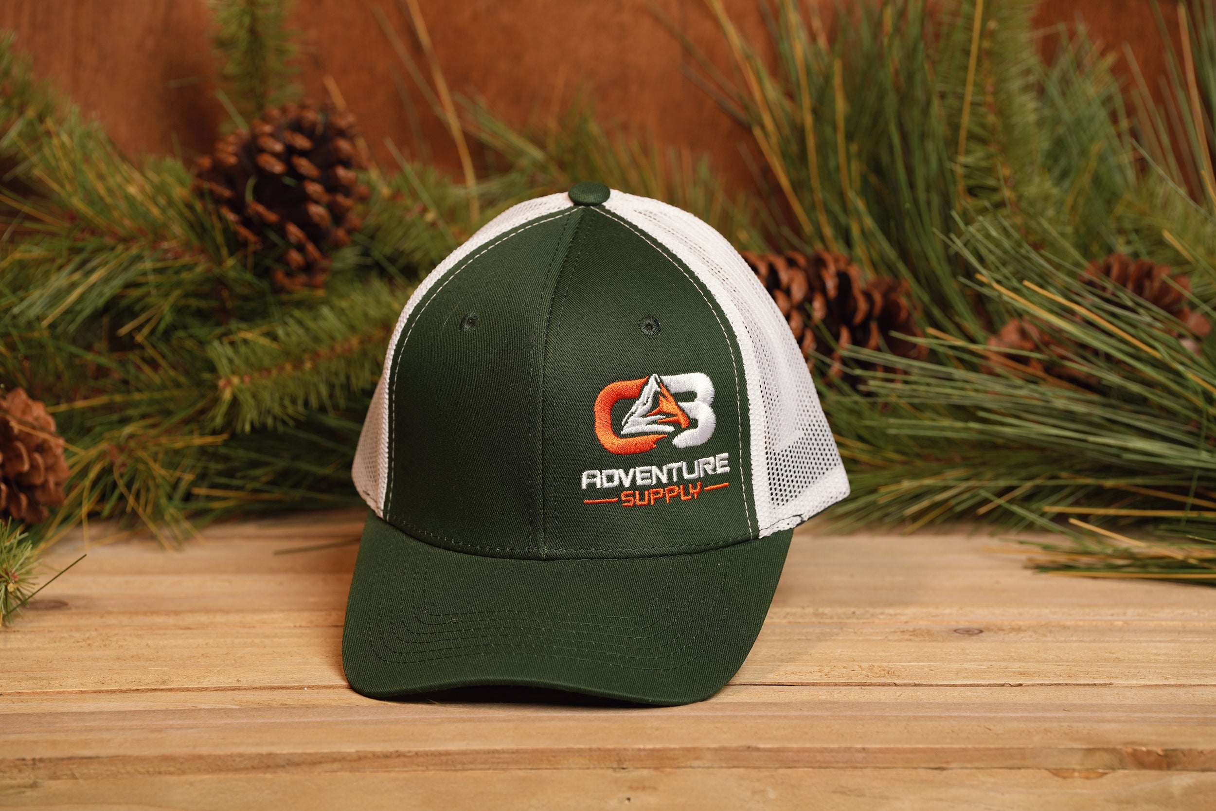 New CB Adventure Supply Hat - Green and White