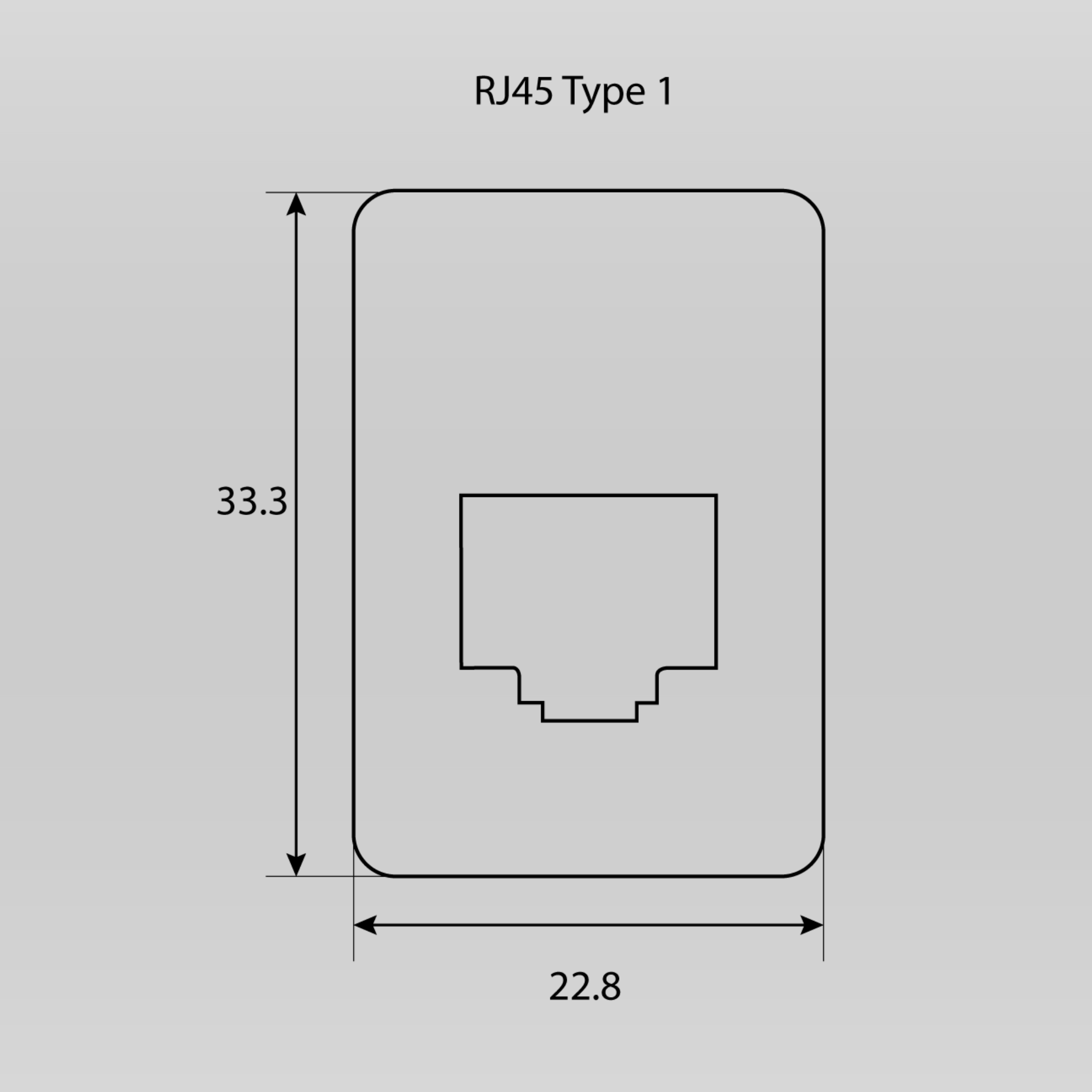 GME RJ45 Pass-Through Adaptor - Type 1 (Red) XRS-RJ45R1