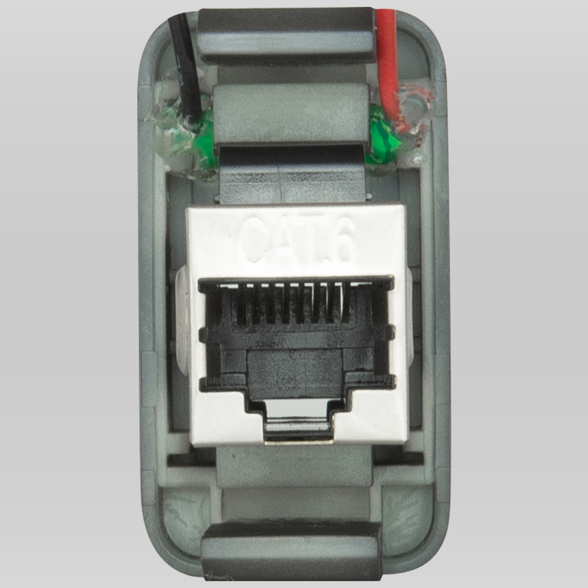 GME RJ45 Pass-Through Adaptor - Type 2 (Red) XRS-RJ45R2