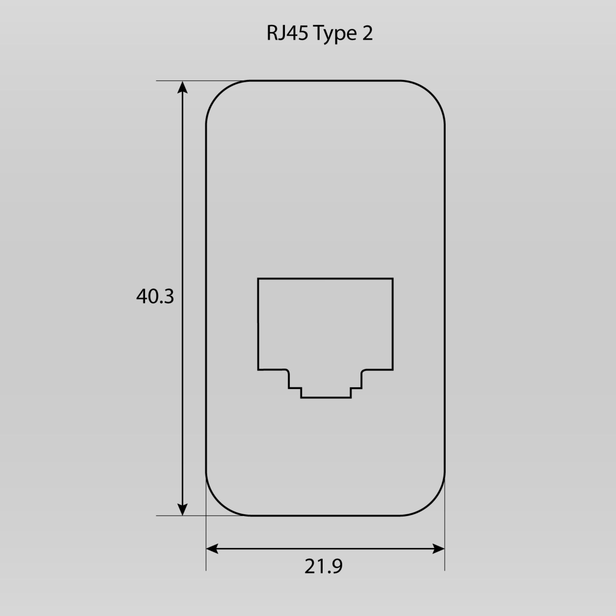 GME RJ45 Pass-Through Adaptor - Type 2 (Red) XRS-RJ45R2