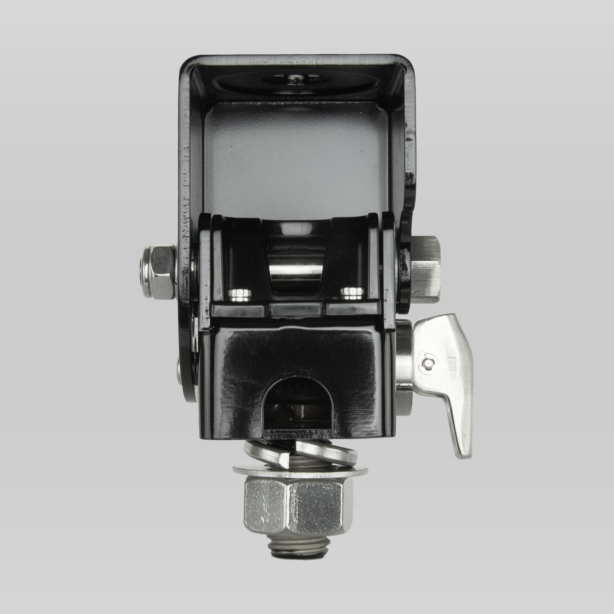 GME Fold-Down Antenna Mounting Bracket - Black MB042B