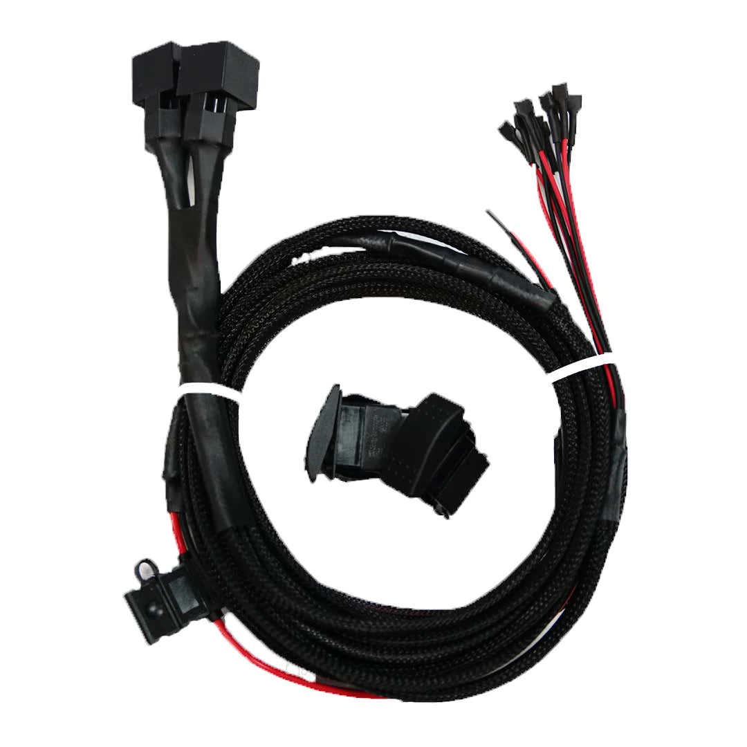 40AMP Dual Relay 3 Wire Vehicle Light Harness With Additional 4th Trigger Wire And Switches