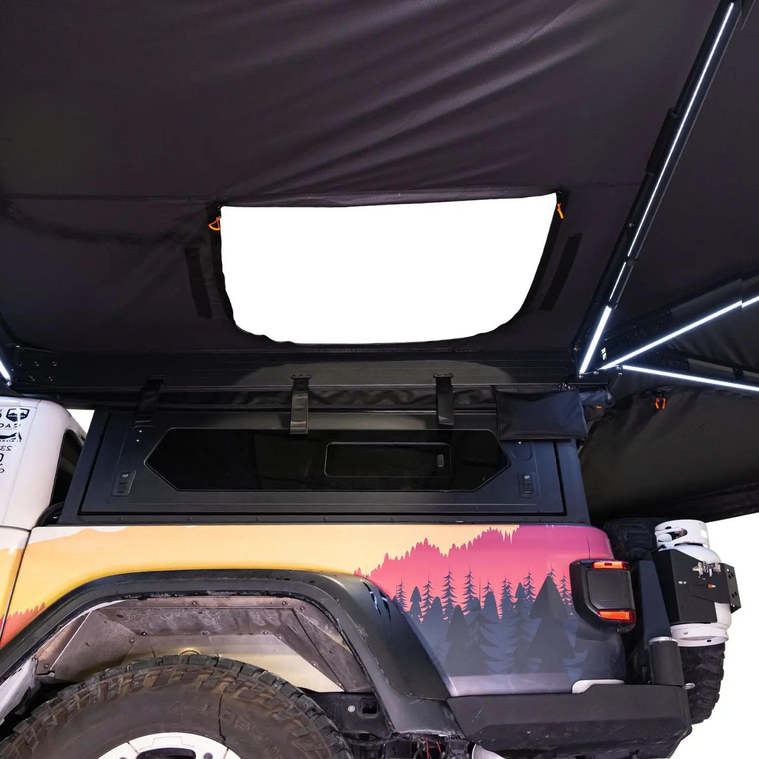 23Zero Onyx Freestanding 270 Awning - Driver (Left) Side