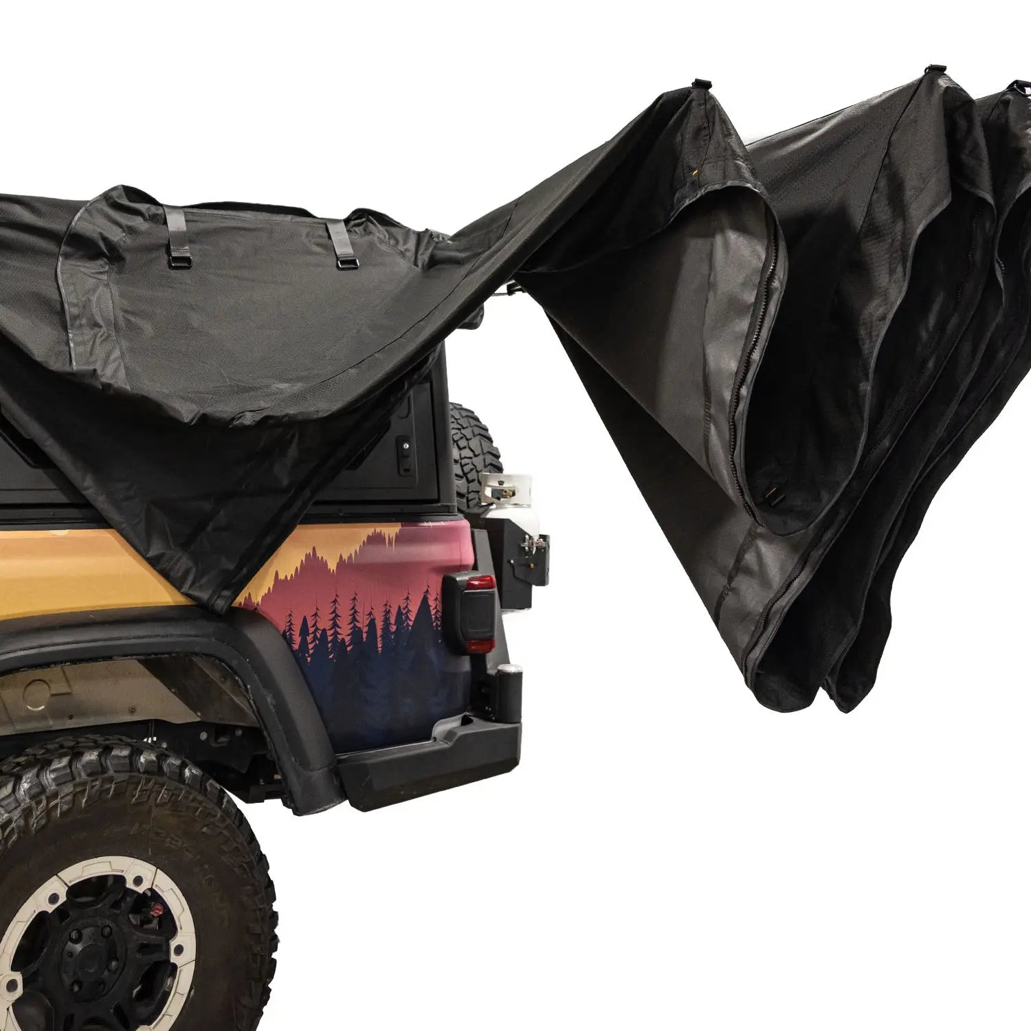 23Zero Onyx Freestanding 270 Awning - Driver (Left) Side