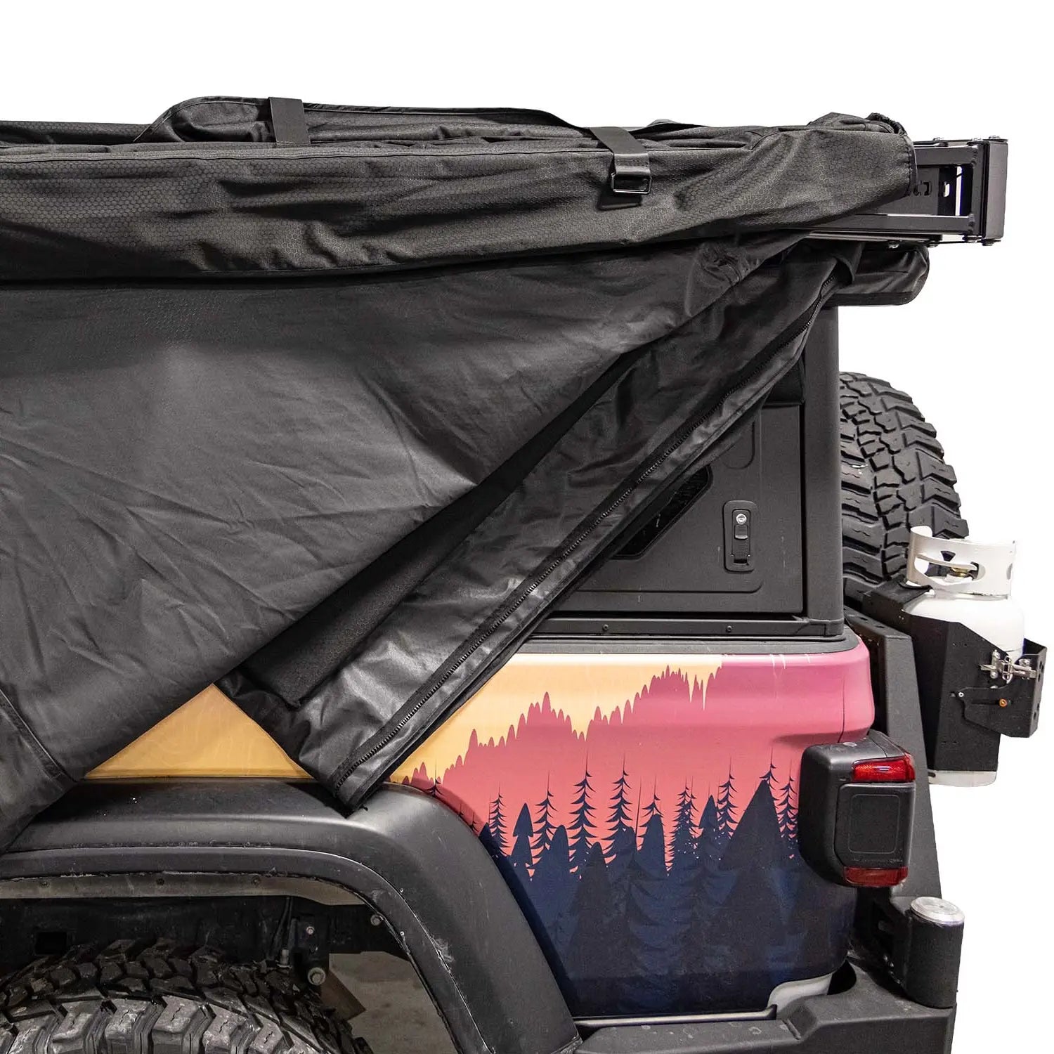 23Zero Onyx Freestanding 270 Awning - Driver (Left) Side