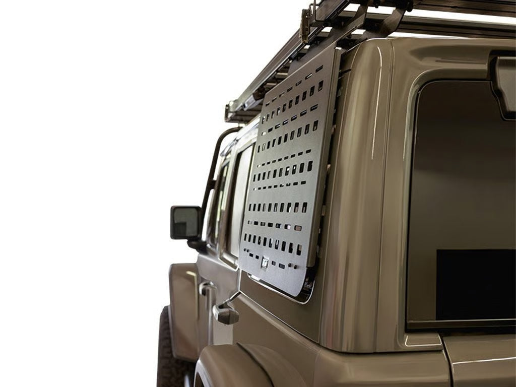 Jeep Wrangler JLU 4 Door Exterior Rear Window Molle Panel Kit / LHS