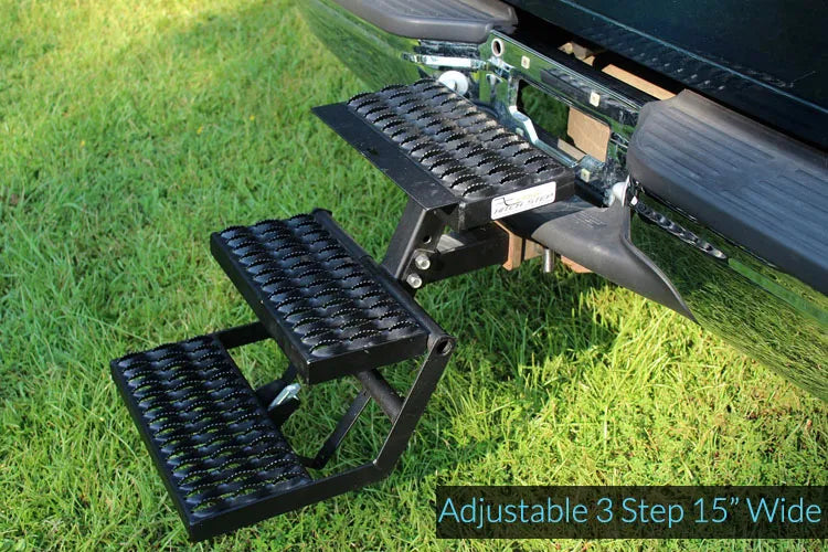 Easy Hitch Step Adjustable 3 Step 15" Wide