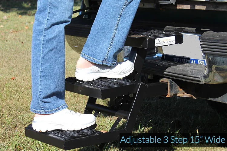 15 Inch Step Easy Hitch Step Adjustable 3 Step 15