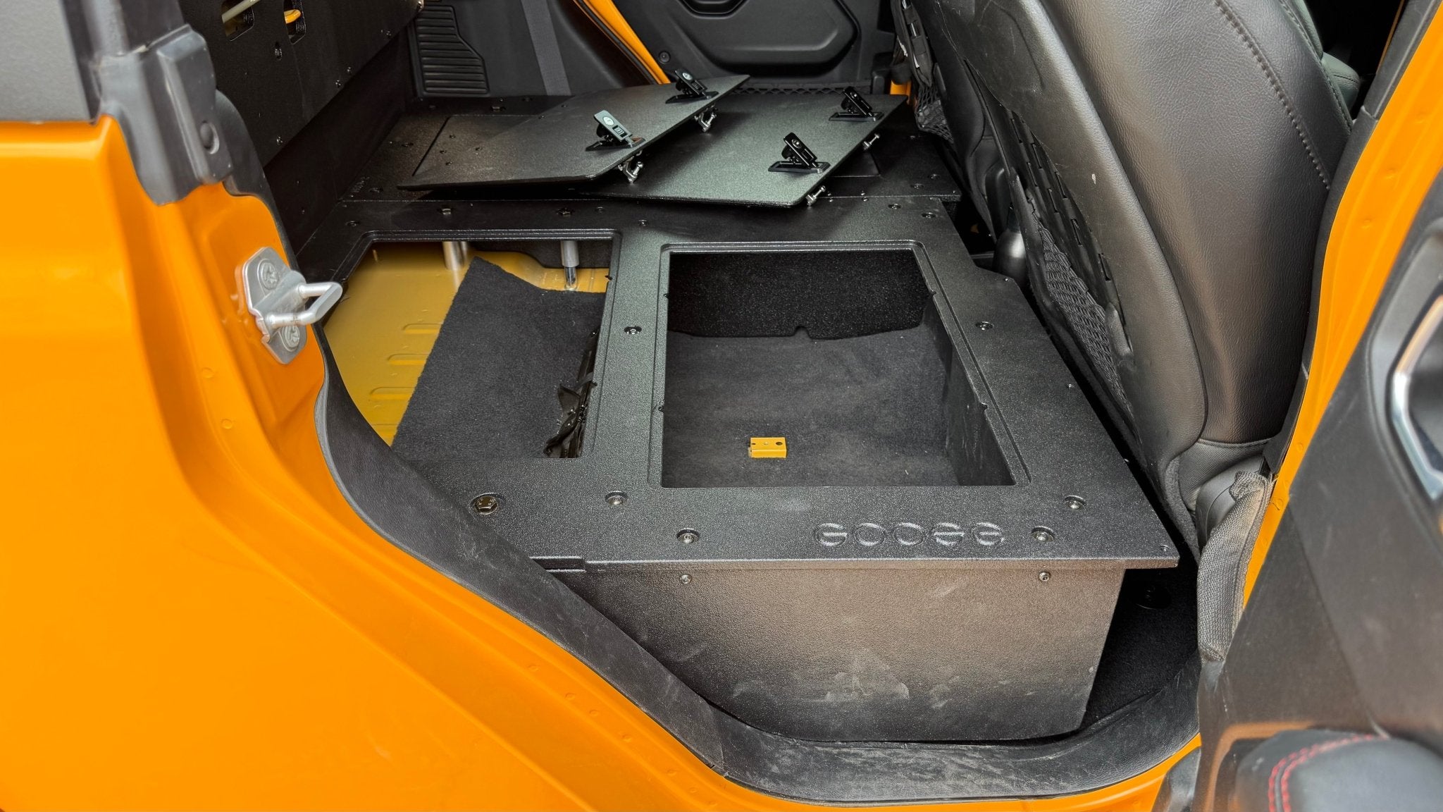 Jeep Gladiator 2019-Present JT 4 Door - Second Row Seat Delete Plate System - High Platform