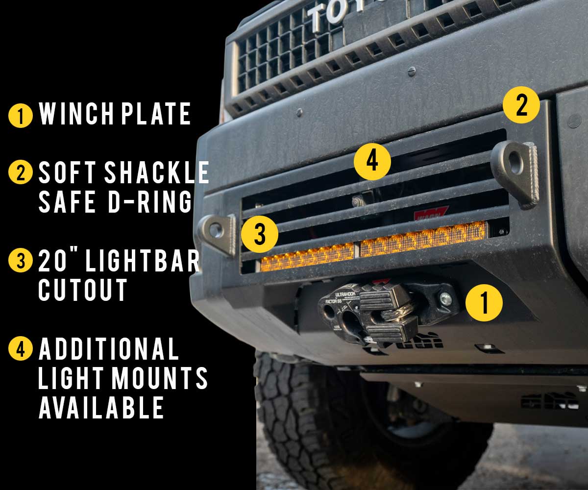 Toyota Land Cruiser 250 Series Covert Front Bumper
