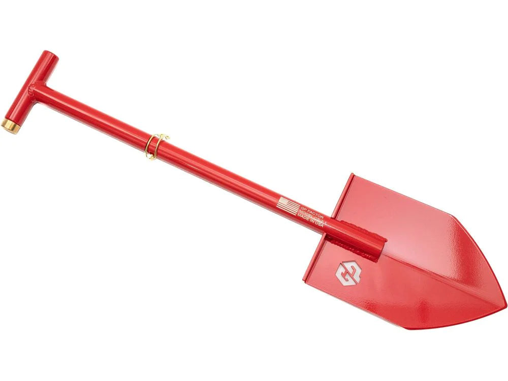 GP Factor Two Piece Camp Shovel Tool - Red