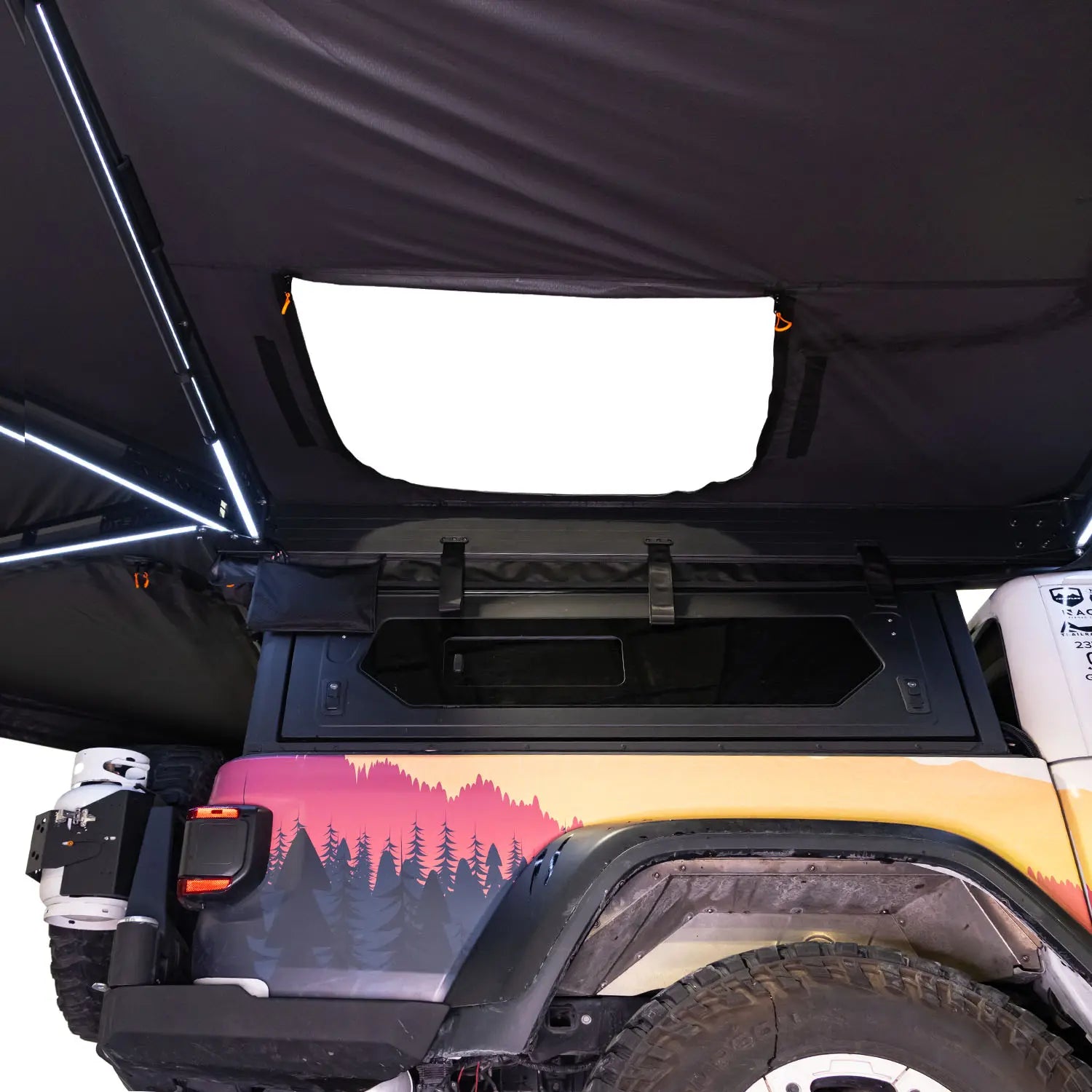 23Zero Onyx Freestanding 270 Awning - Passenger (Right) Side