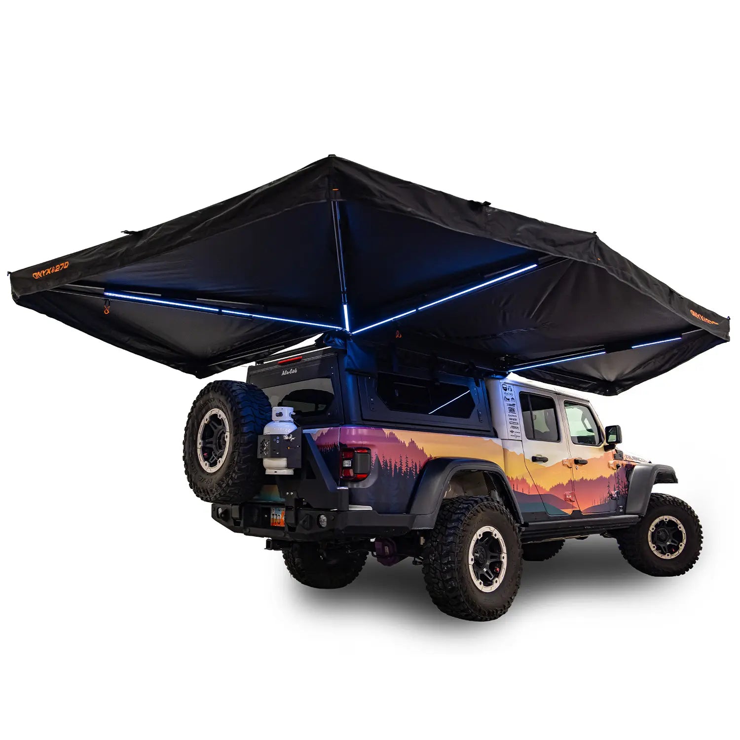 23Zero Onyx Freestanding 270 Awning - Passenger (Right) Side