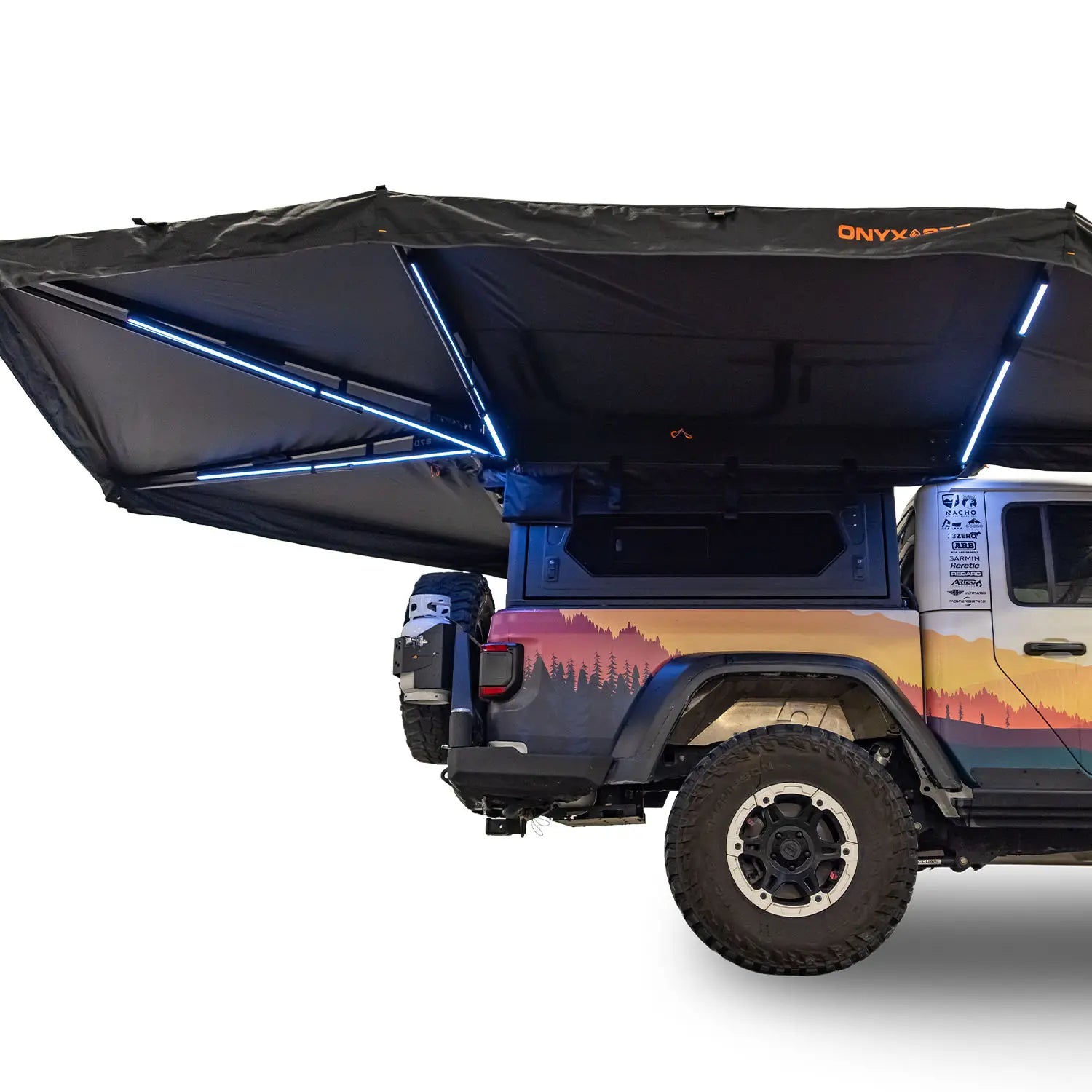 23Zero Onyx Freestanding 270 Awning - Passenger (Right) Side