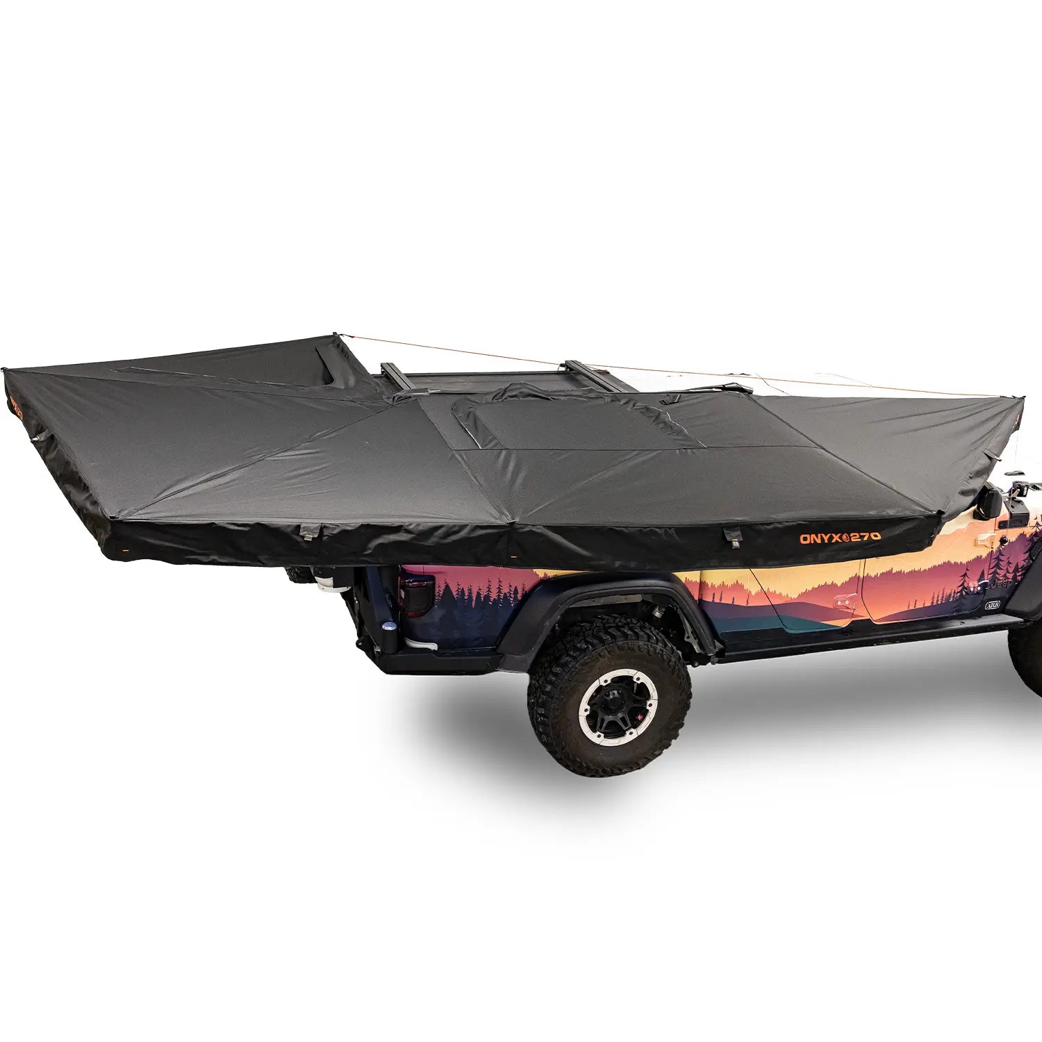 23Zero Onyx Freestanding 270 Awning - Passenger (Right) Side