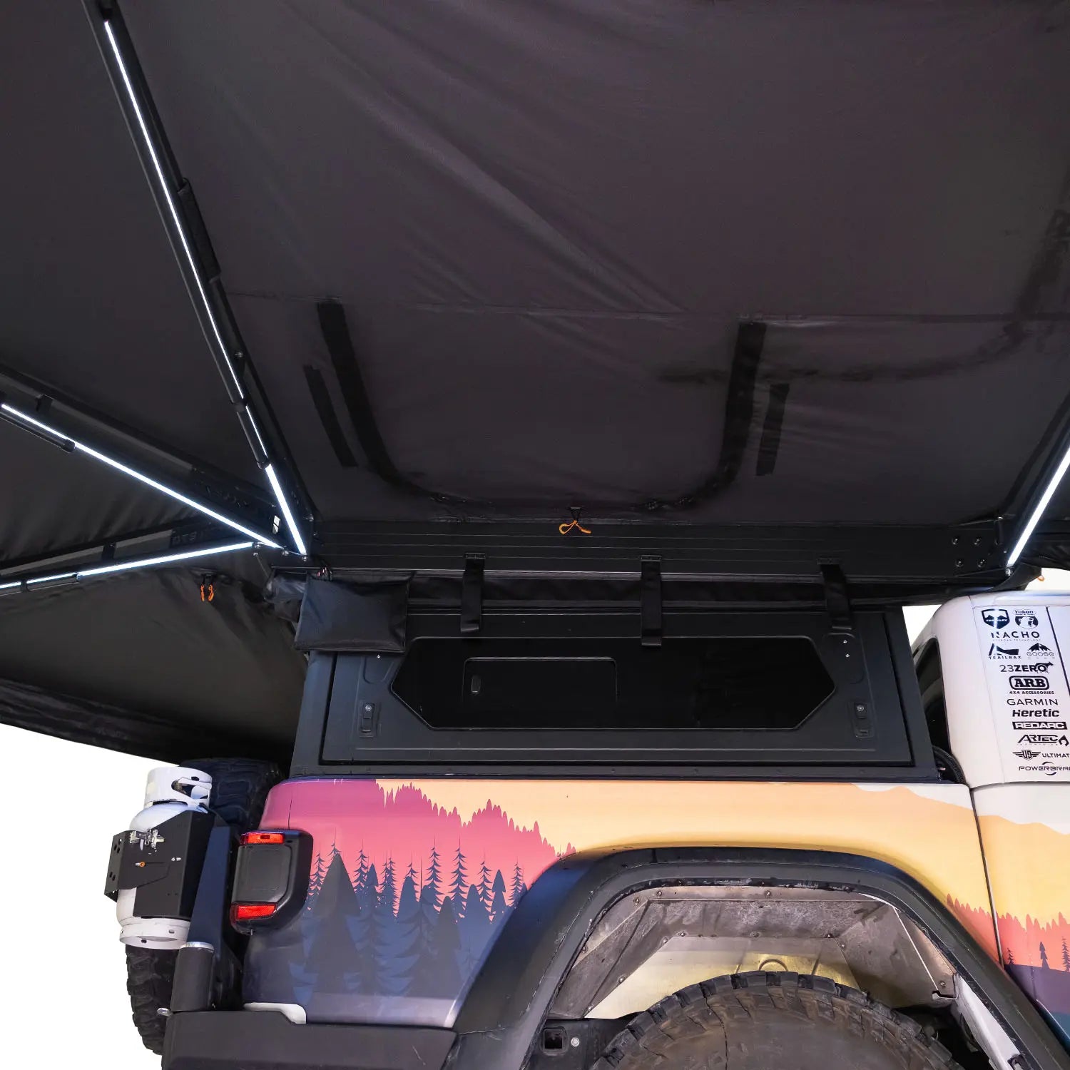 23Zero Onyx Freestanding 270 Awning - Passenger (Right) Side