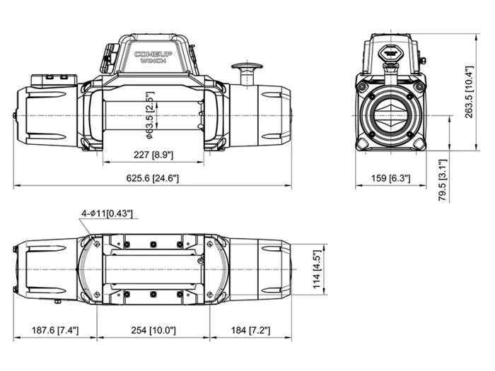 COMEUP Solo 12.5rs Trail Edition Winch