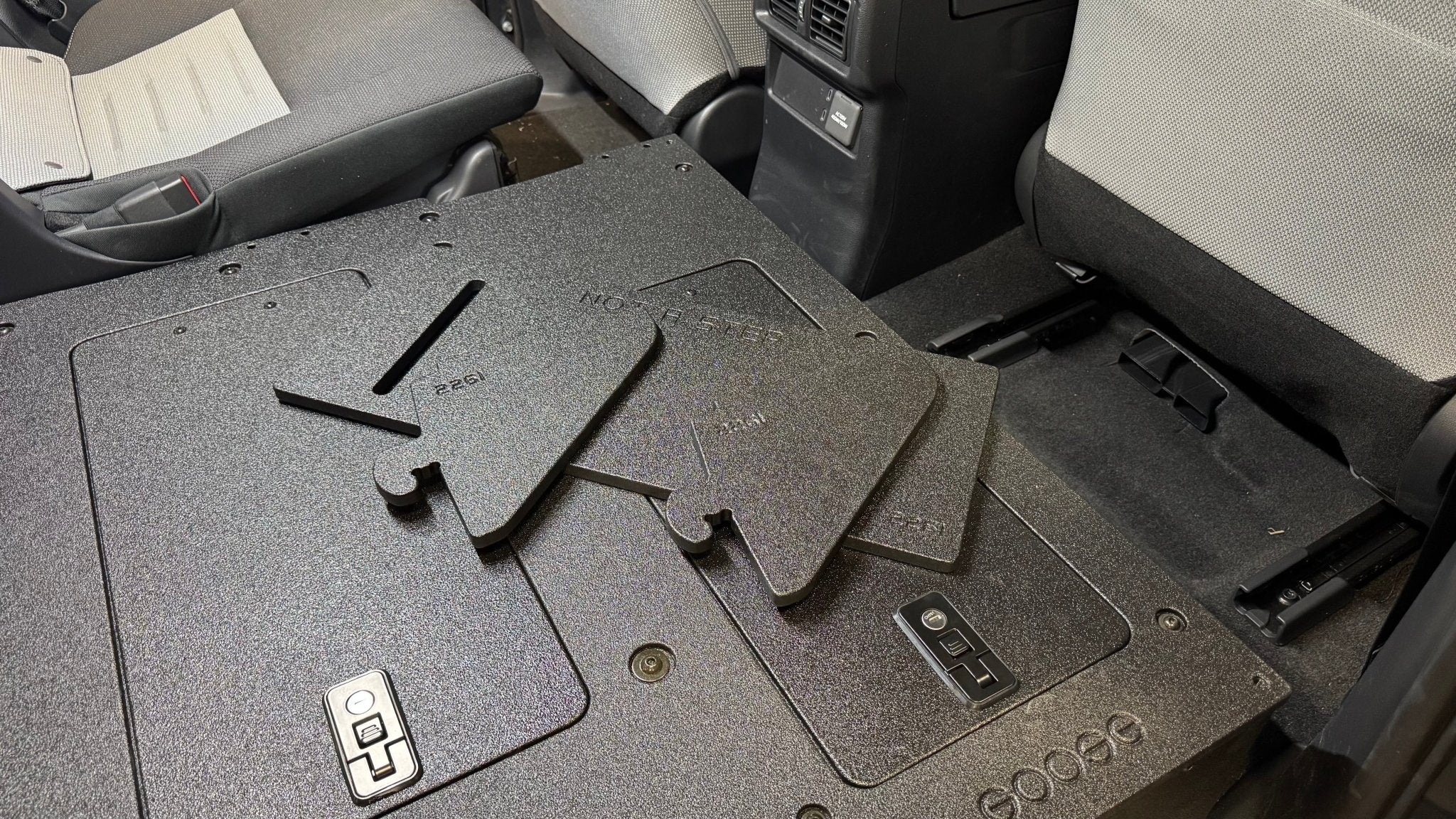 Toyota - 4Runner - 2025-Present - 6th Gen - Explore Series - Seat Delete Plate System - Plate Based - Non-Hybrid - Non-Third Row Vehicles