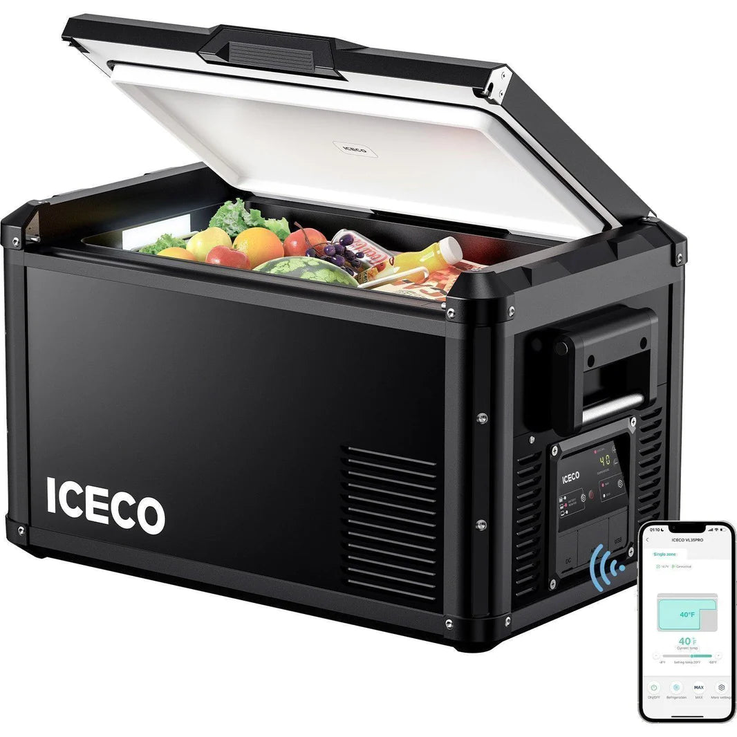 ICECO VL35ProS 12V 37Qt. Portable Fridge - Black