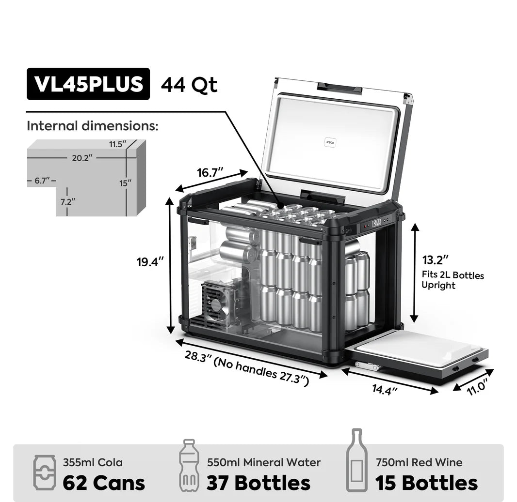 ICECO VVL45PLUS 3 Way Access Fridge or Freezer
