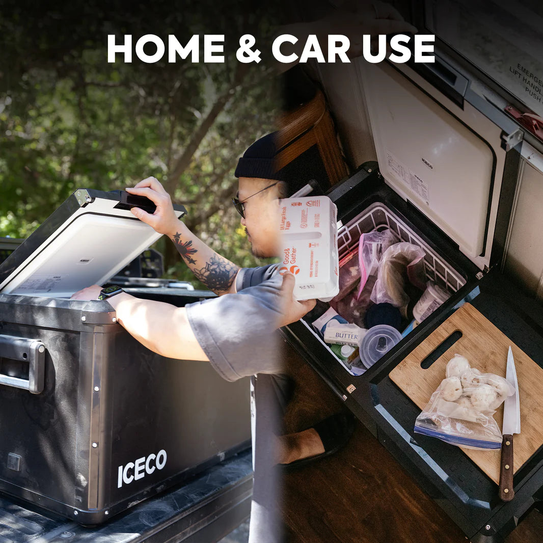 ICECO VL75 Pro Dual Zone 79Qt. Fridge - Black