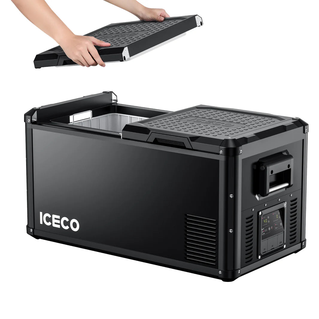 ICECO VL75 Pro Dual Zone 79Qt. Fridge - Black