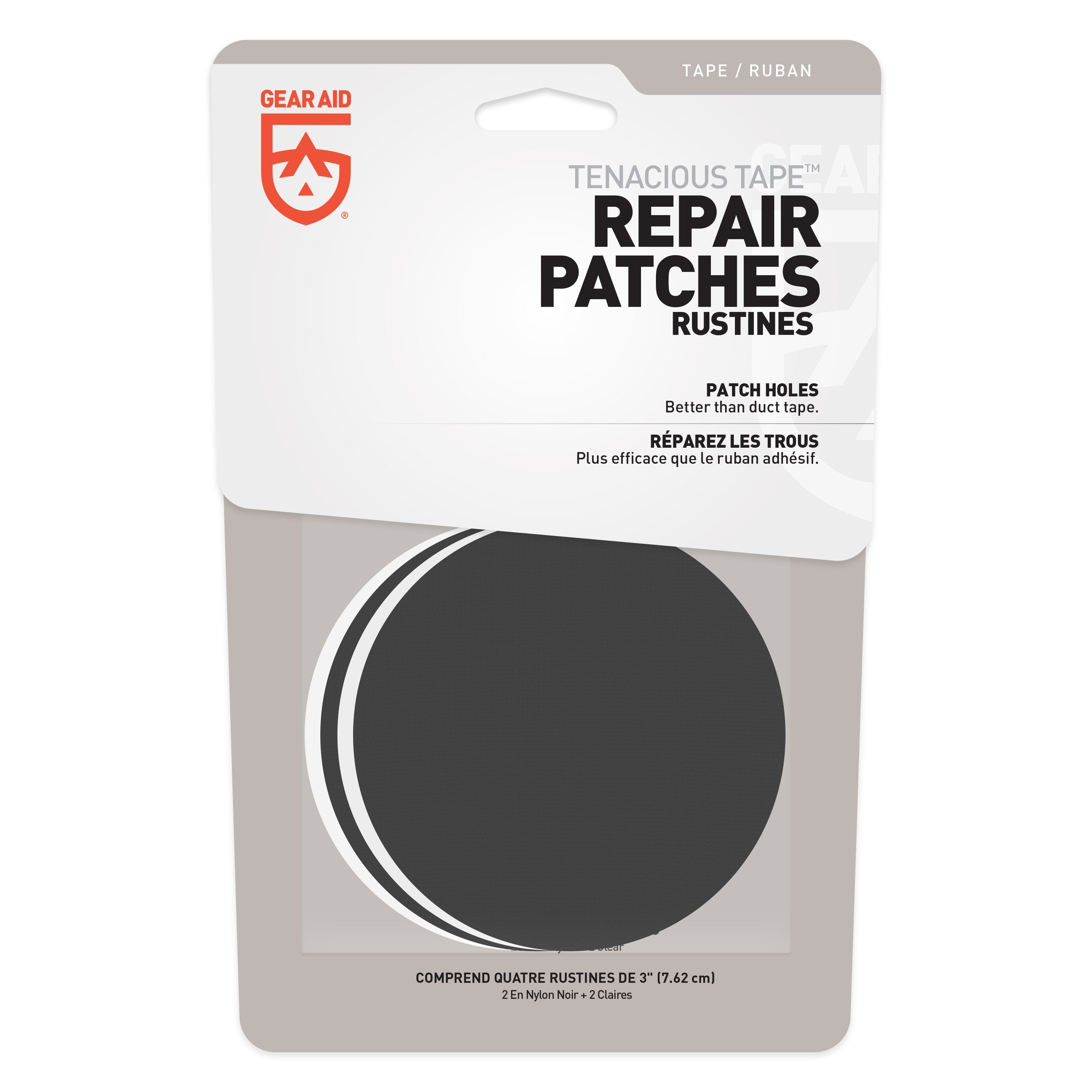 Gear Aid Tenacious Tape Mini Patches - Black & Clear
