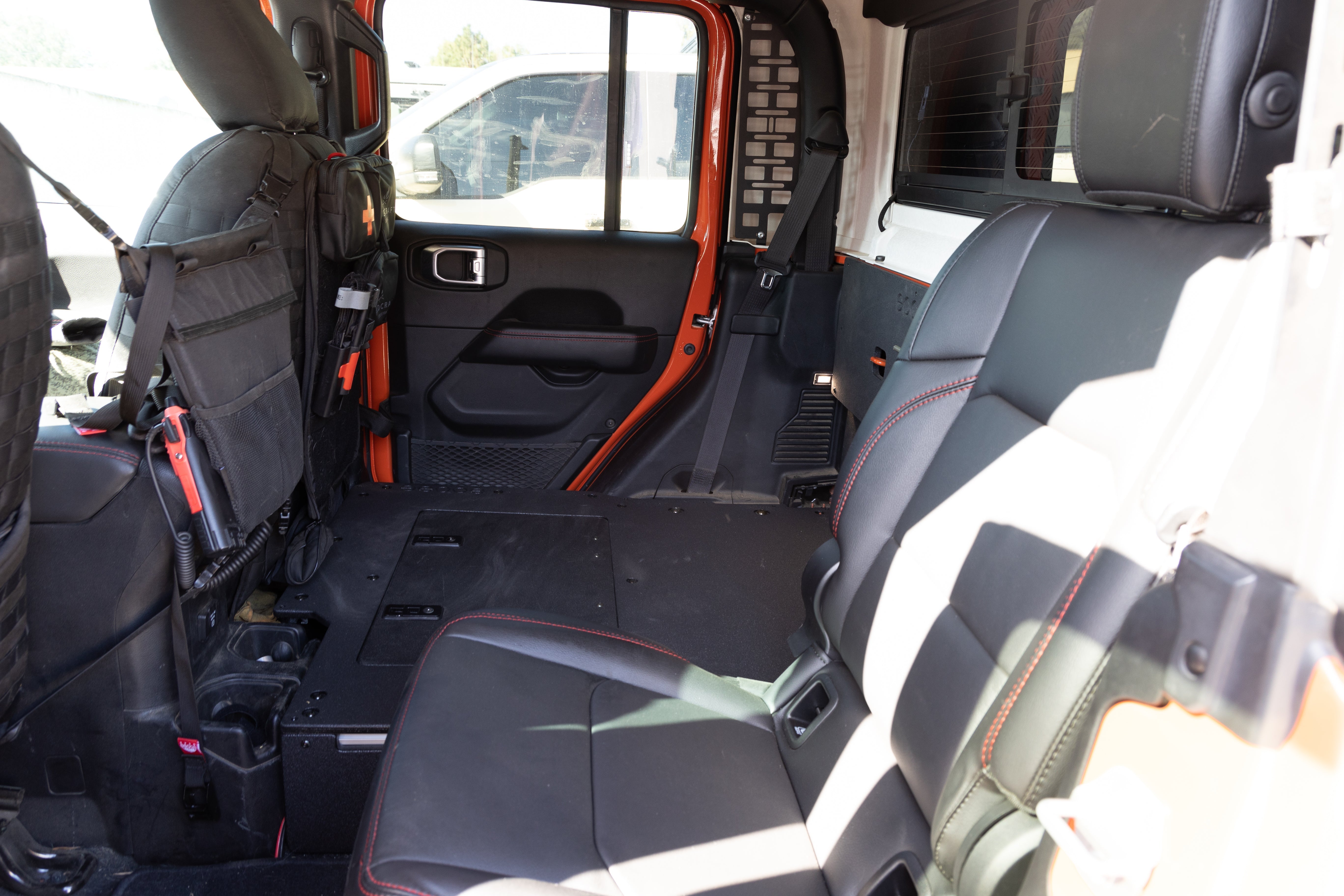 Jeep Gladiator 2019-Present JT 4 Door - Second Row Seat Delete Plate System - Extended Platform
