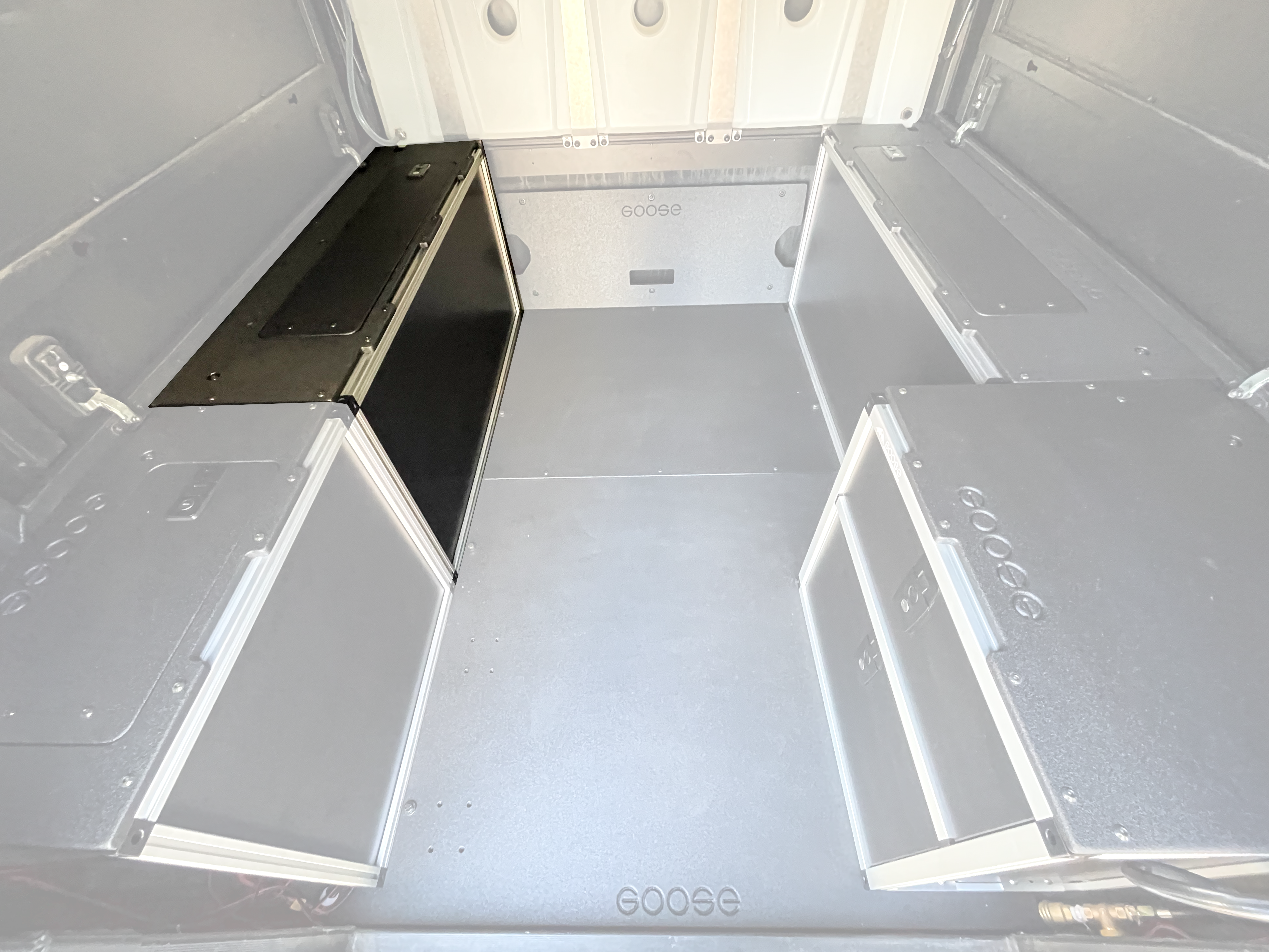 Alu-Cab Canopy Camper V2 - Ford Ranger 2019-Present 4th Gen. - Front Utility Module - 6' Bed
