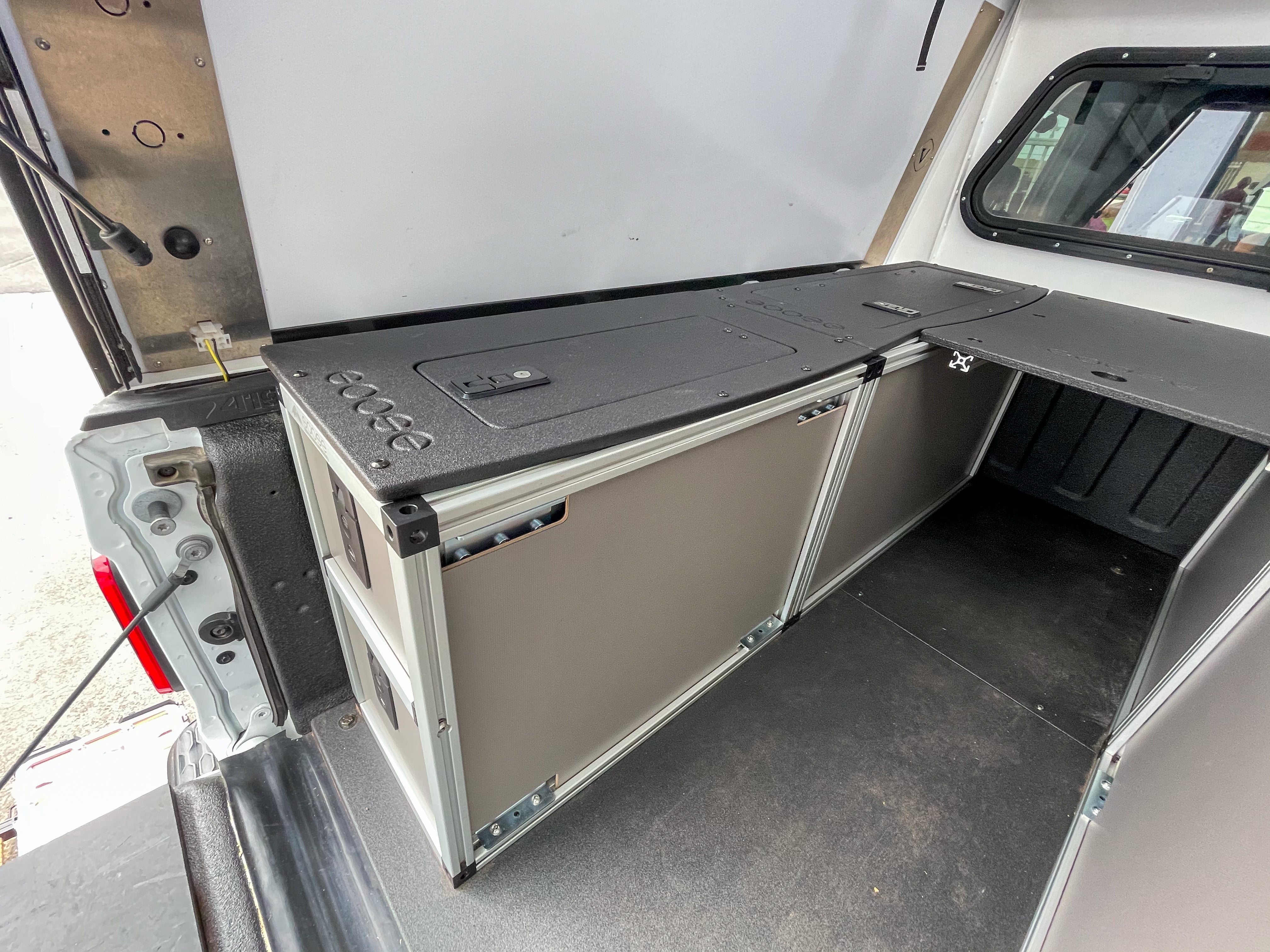 Camper System Double Drawer Module | Truck Bed Storage