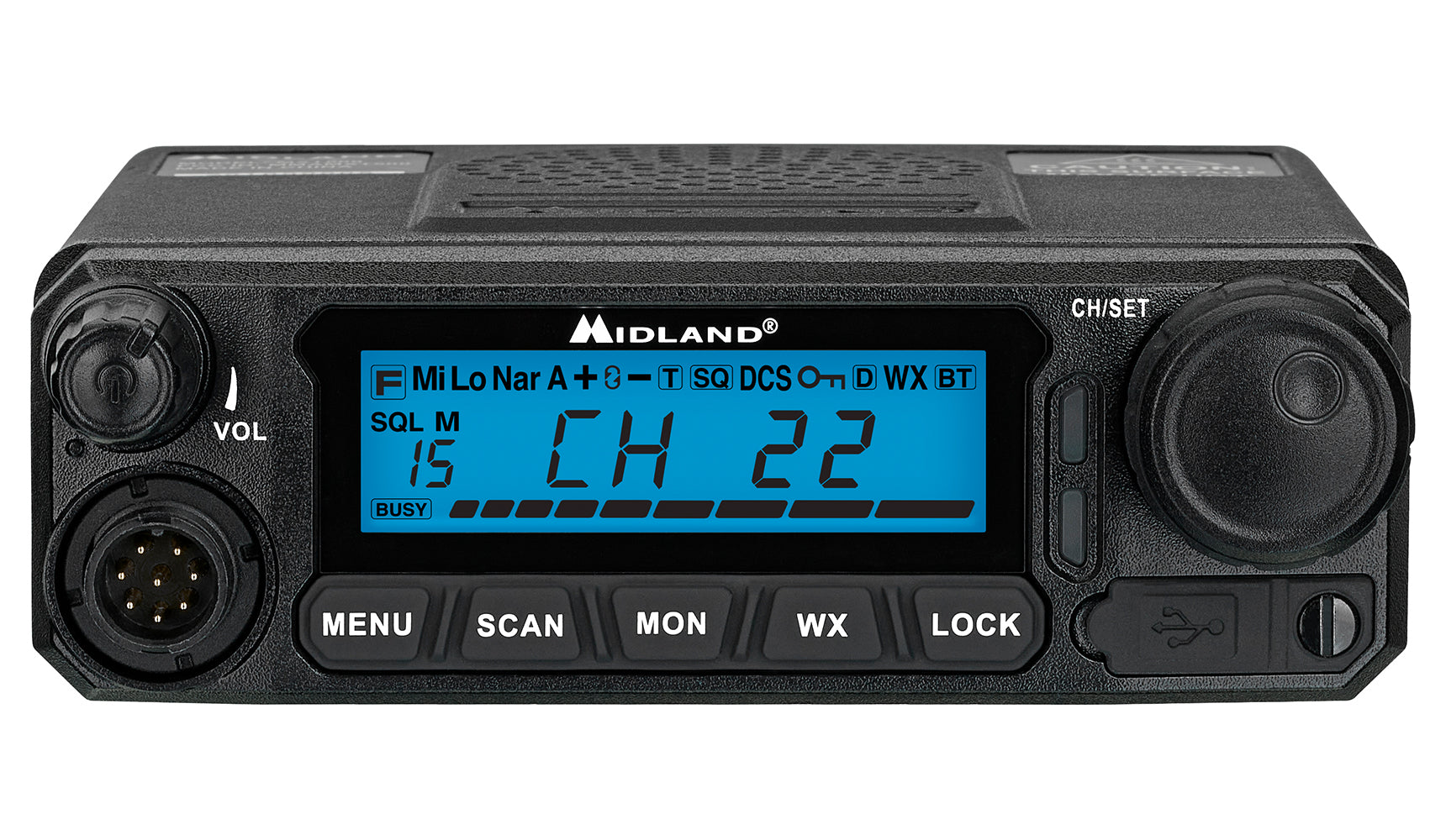 Midland MXT500 MicroMobile Two-Way Radio — CB Adventure Supply