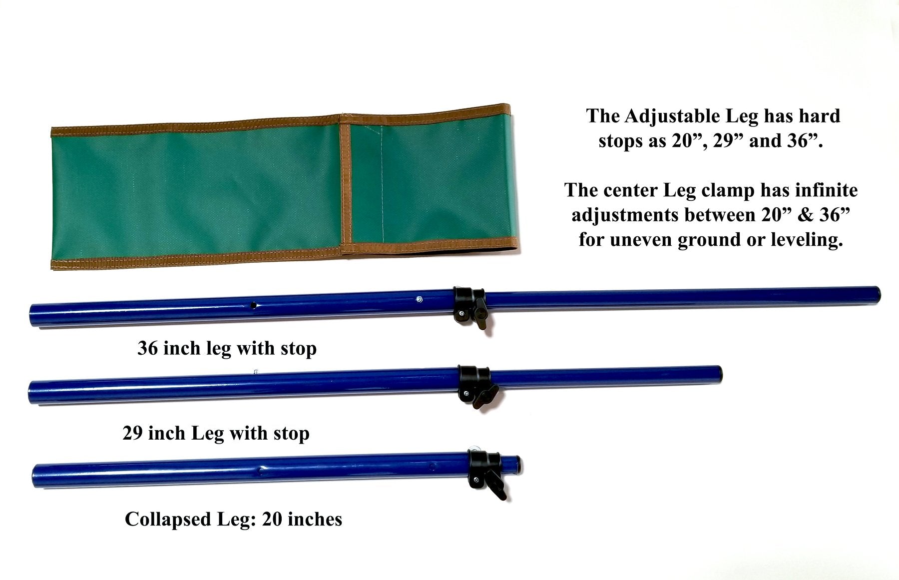 Tembo Tusk Adjustable Legs & Carry Bag