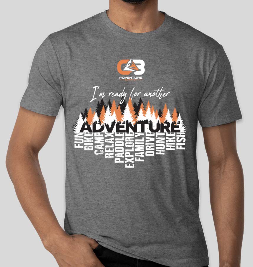 New CBA Ready for An Adventure Shirt Grey