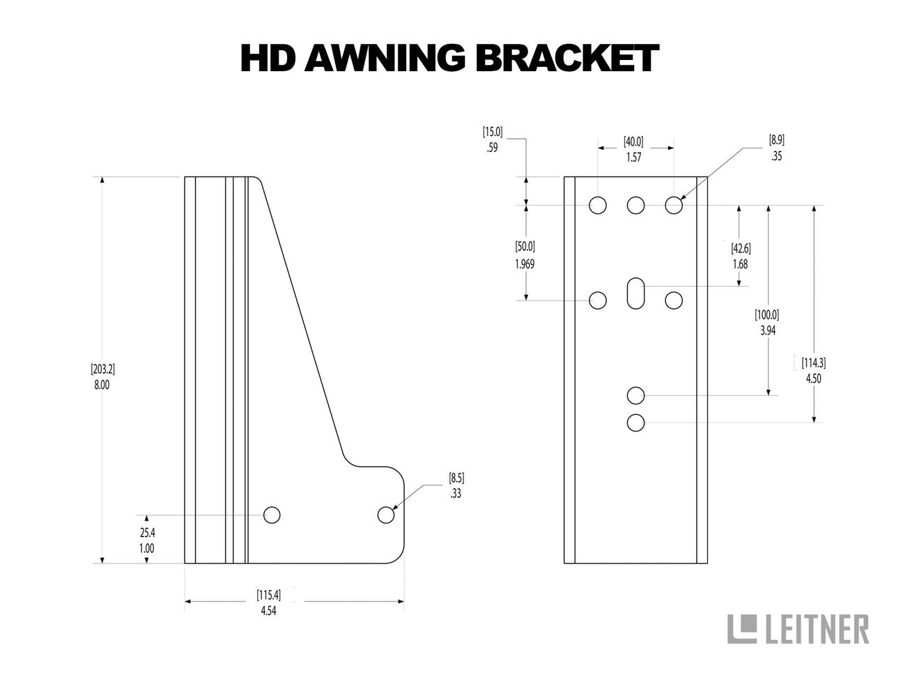 Leitner Designs HD Awning Bracket