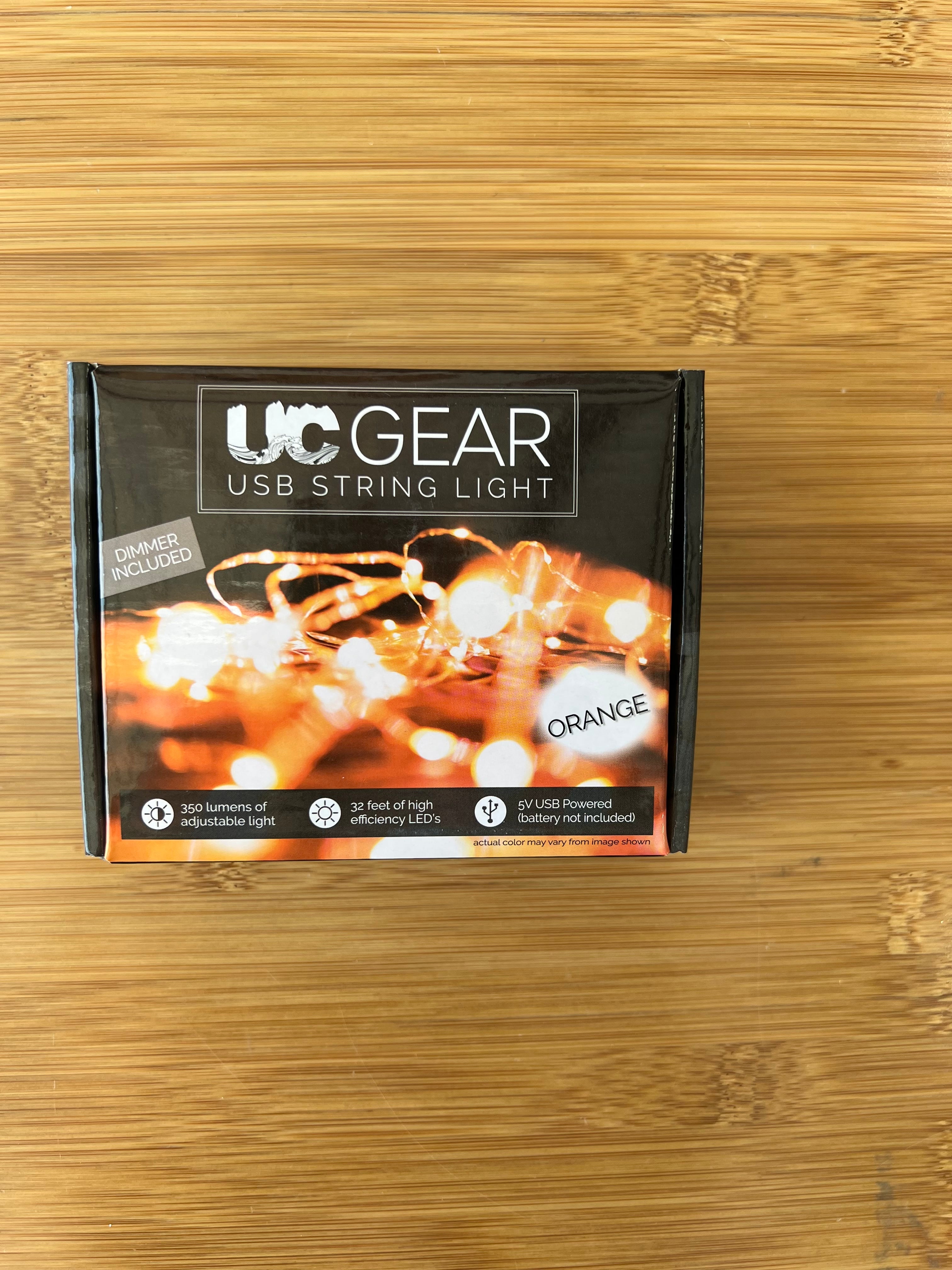 UC Gear LED String Lights 32' - Orange