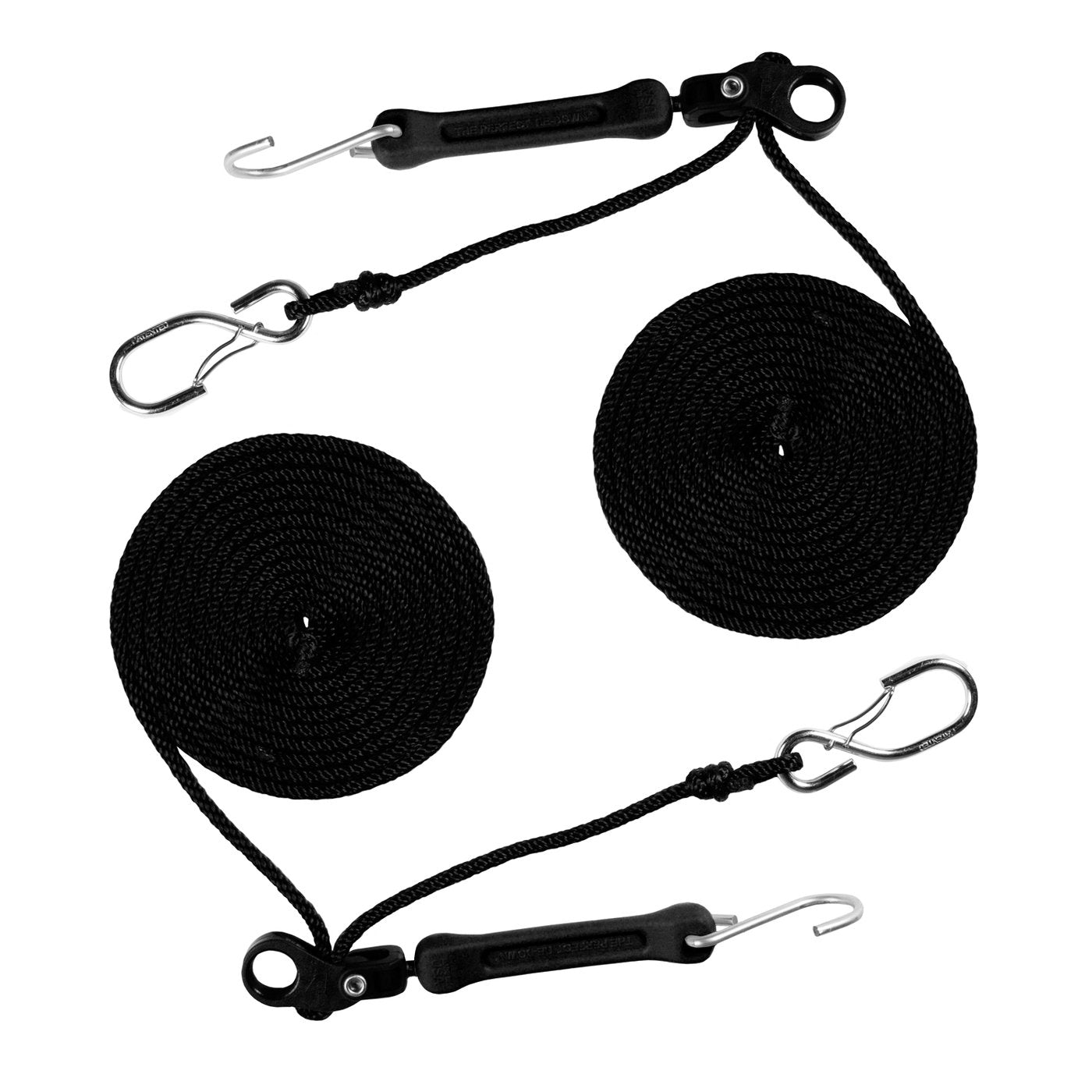 The Perfect Bungee 12 ft. Perfect Tie-Down Black 2 Pack