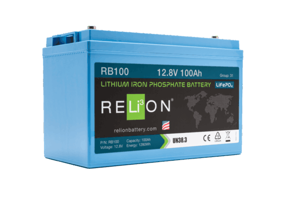 Relion Lithium 12V 100Ah Battery RB100