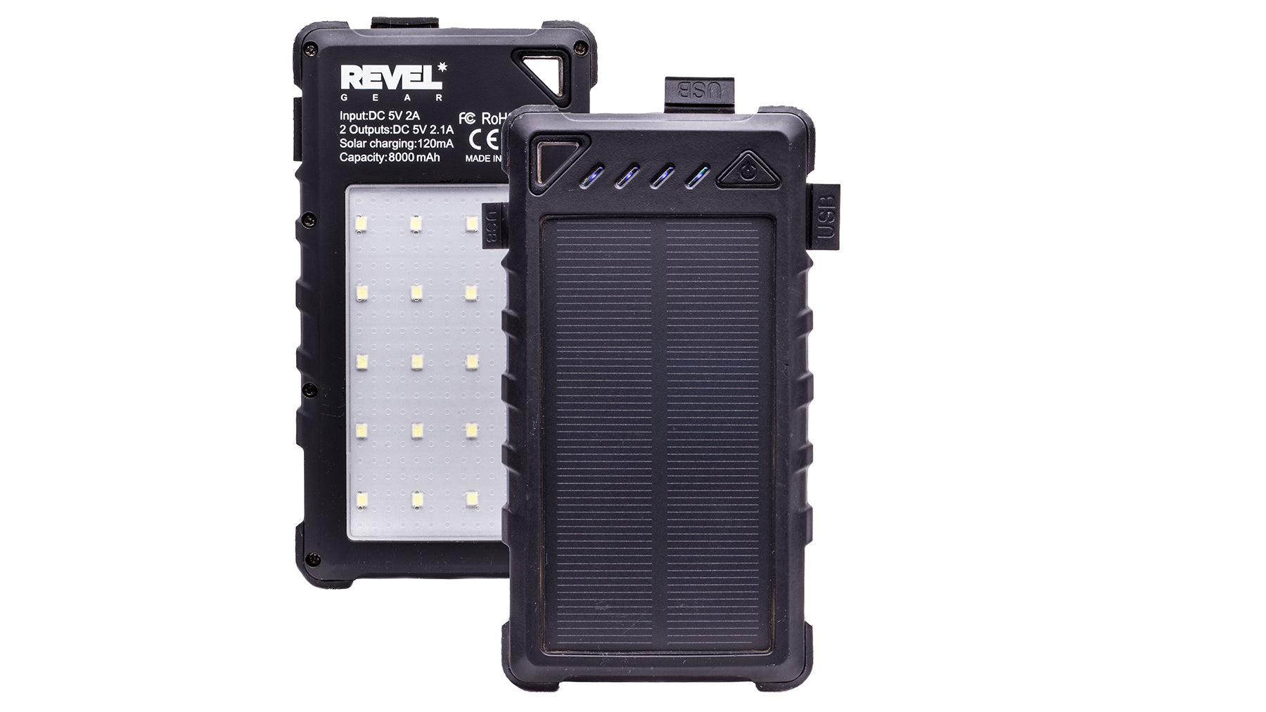 Revel Gear Day Tripper 8000 mAh Solar Battery