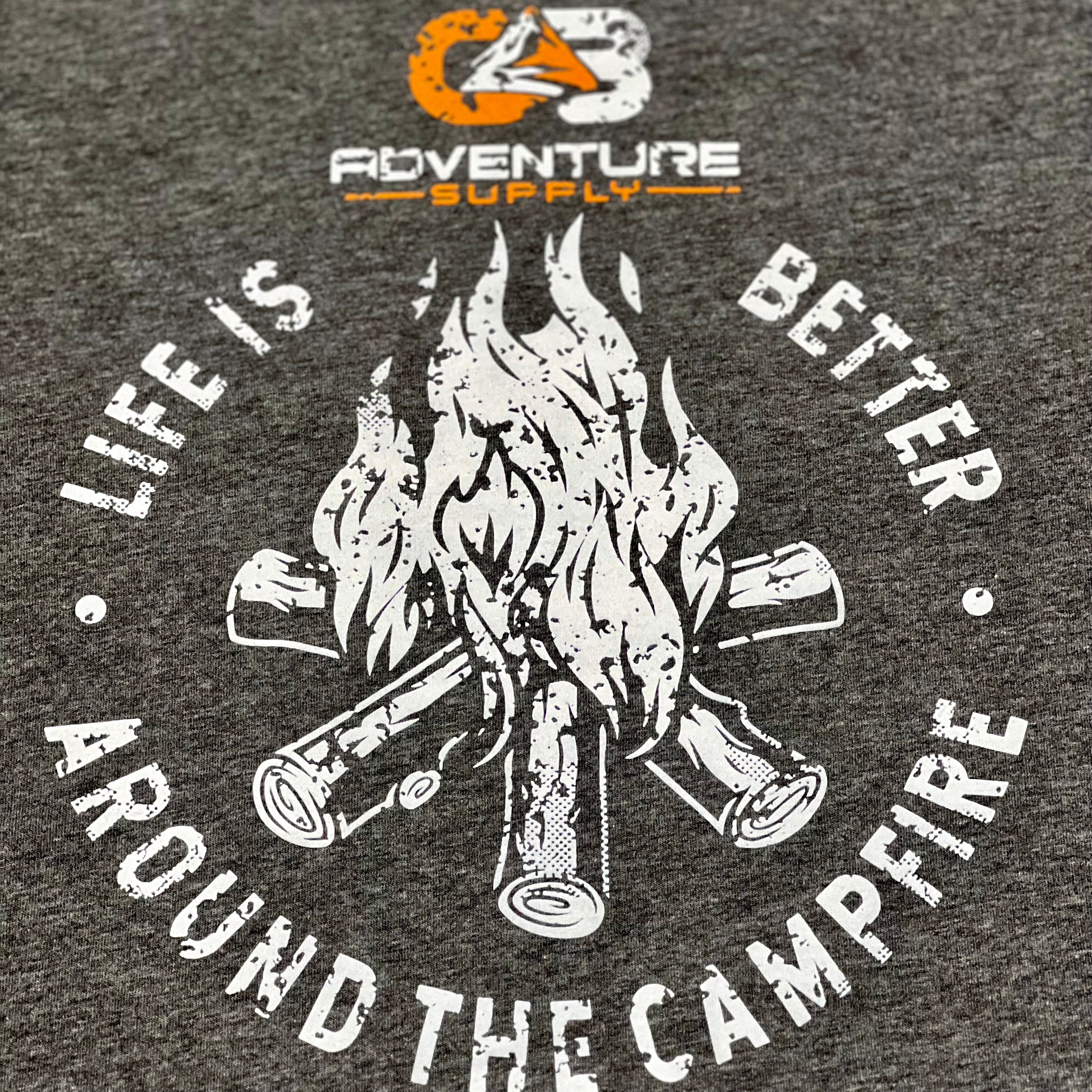Campfire Long Sleeve Shirt - Gray