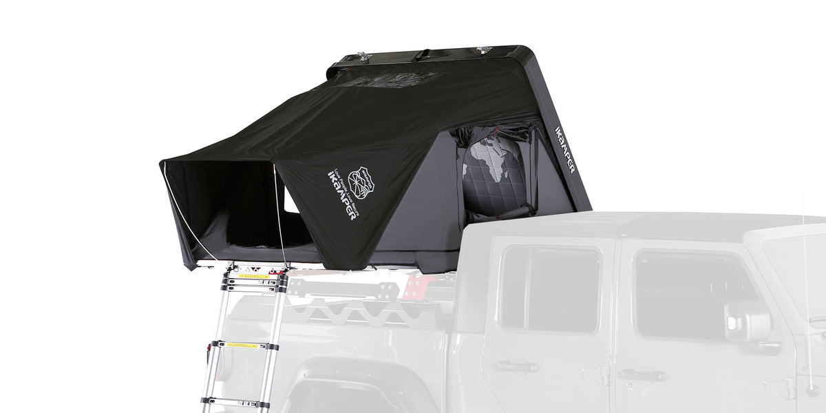 rooftop tent ikamper Skycamp Mini 3.0 — CB Adventure Supply Taille & Poids:190x75cm - 680g Kann man mit einem voile d’ombrage durable or anyone who wants