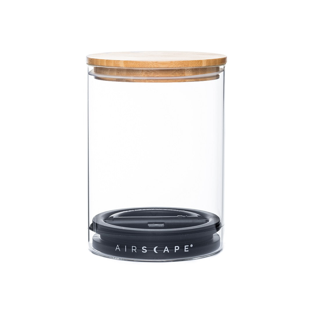 Airscape Glass with Bamboo Lid - Medium 7"