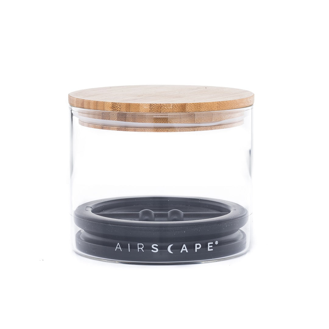 Airscape Glass w/ Bamboo Lid Small 4"