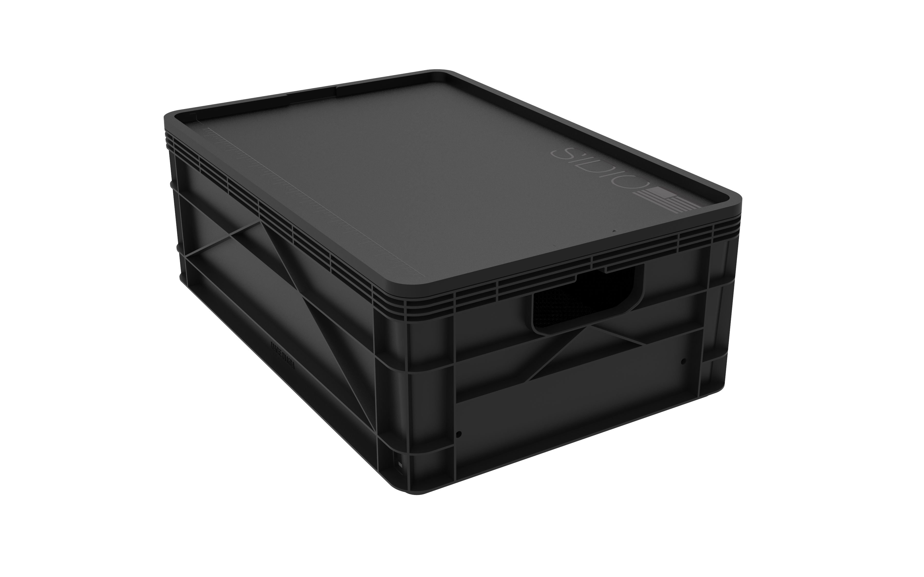 Sidio Crate Snap on Lid/Tray - Black