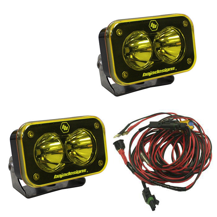 S2 Racer Edition, Amber, Pair Spot LED