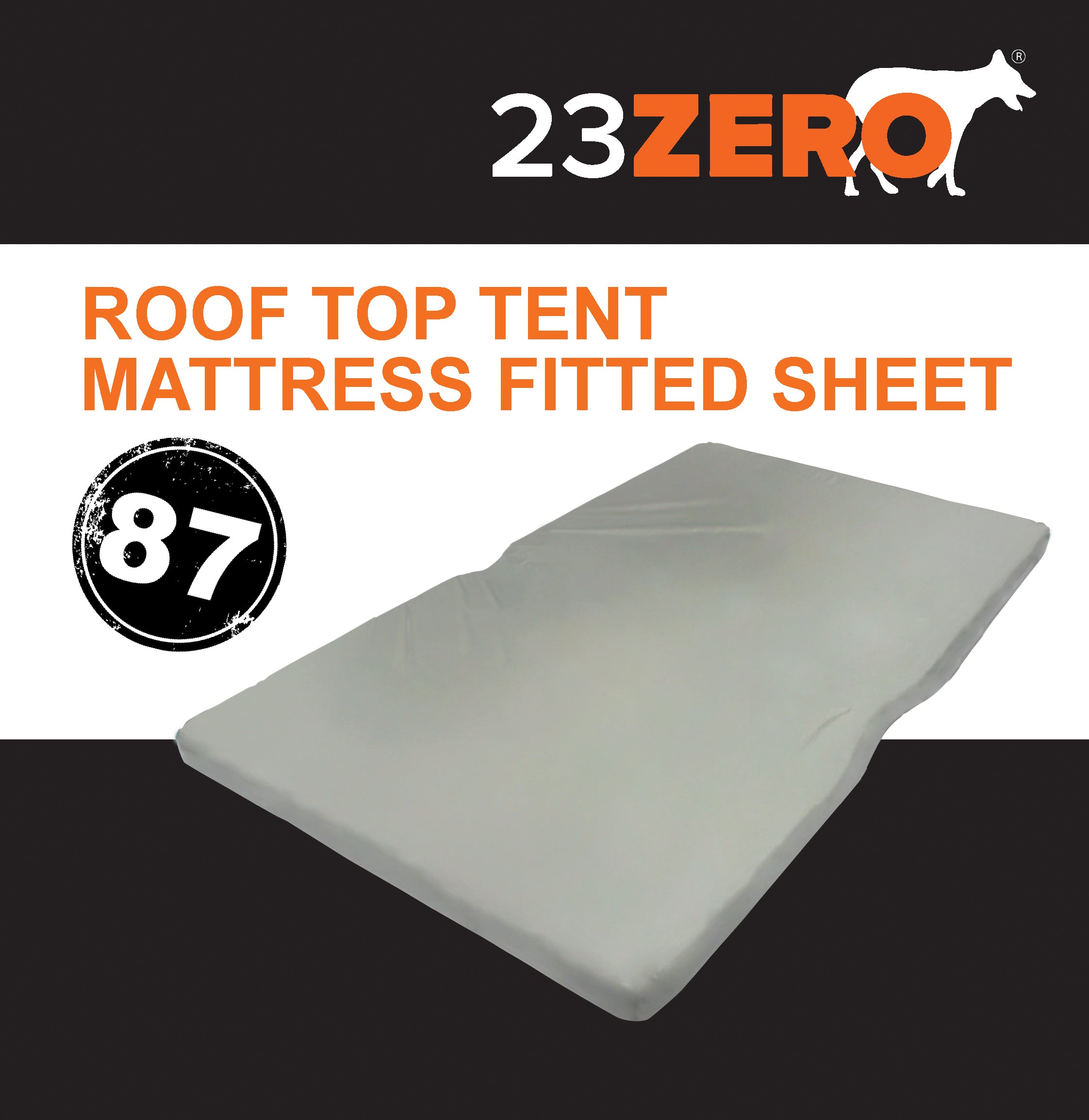 23Zero Roof Top Tent Mattress Fitted Sheet 87"